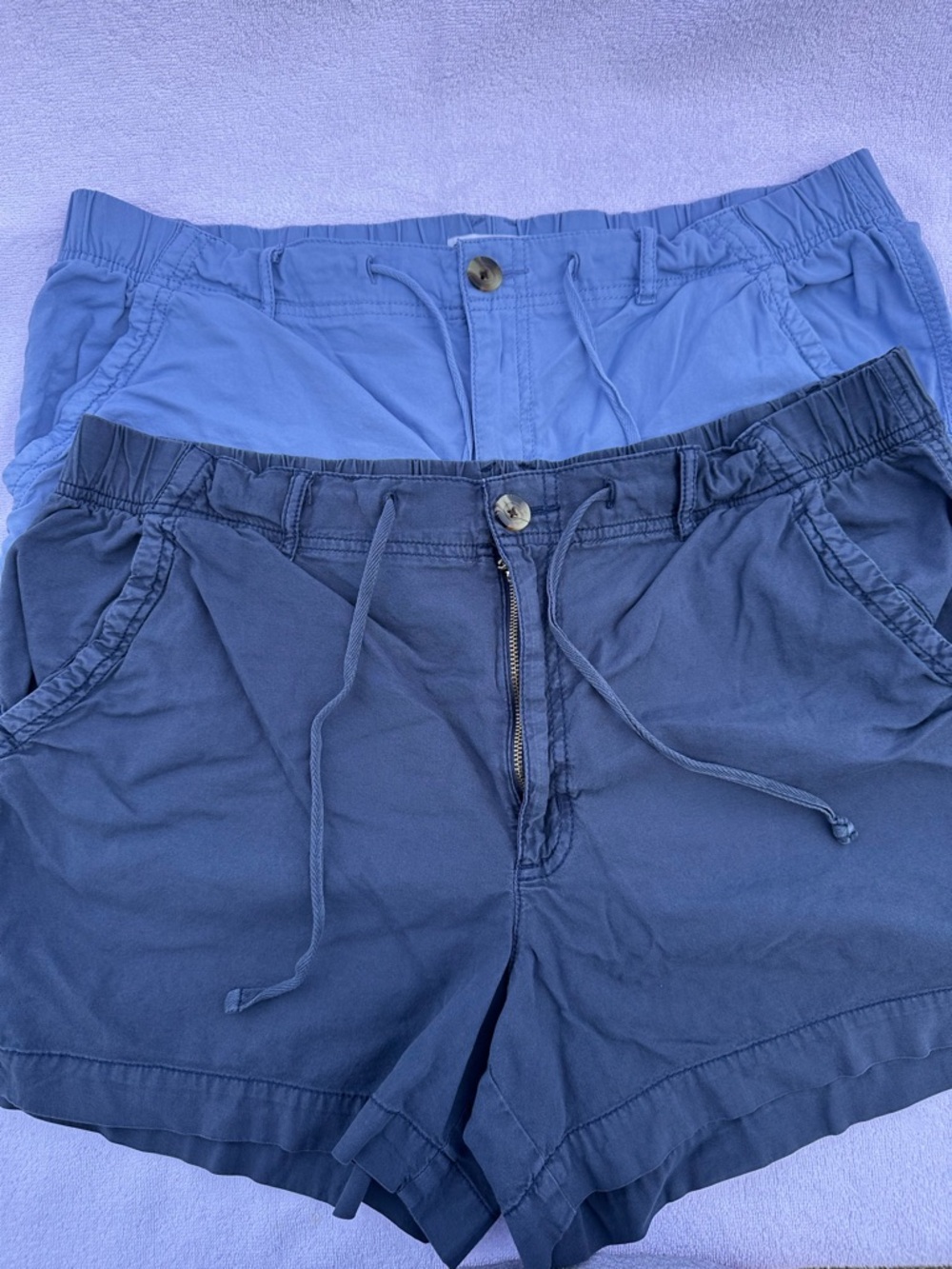 Women’s  Casual Drawstring Shorts - Blue